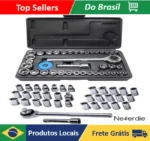 Kit Chave de Boca Catraca 40 peças