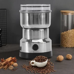 Moedor de café elétrico potente e compacto, ideal para moer grãos na hora e garantir bebida com aroma intenso e sabor fresco.