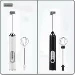 Batedor Misturador Elétrico Para Bebidas Leite Café Clara de Ovos - Imagem 3