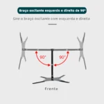 Suporte Ajustável Tv Monitor - Imagem 4