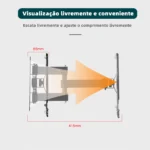 Suporte Ajustável Tv Monitor - Imagem 5