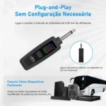 Microfone Profissional Sem Fio - Imagem 9