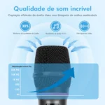 Microfone Profissional Sem Fio - Imagem 4