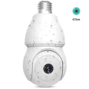 Câmera de vigilância com visão noturna e acesso remoto pelo celular, ideal para monitorar casa, empresa ou ambientes internos e externos com segurança.