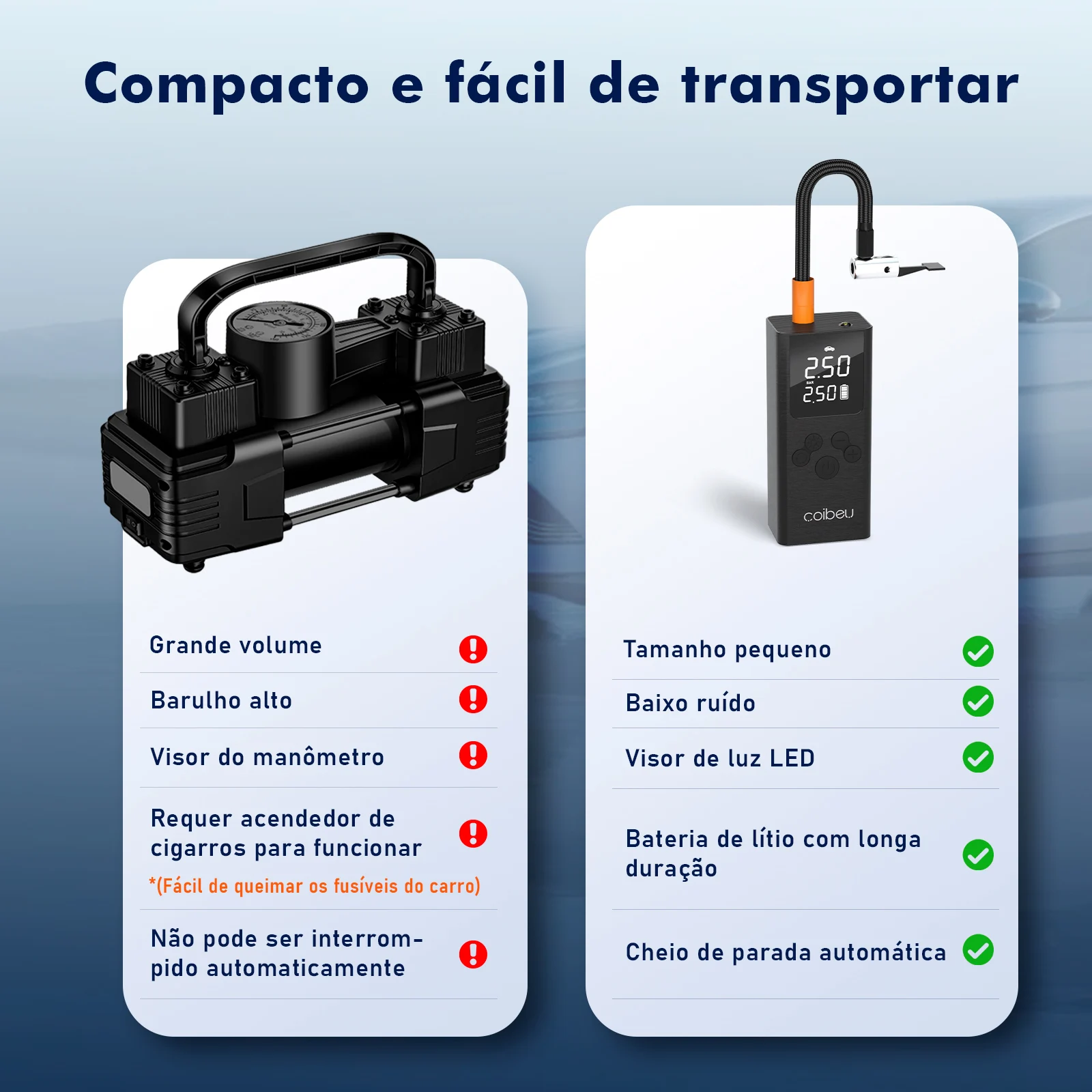 Compressor de Ar Portátil - Image 3