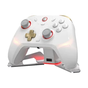 Controle gamepad para Nintendo Switch 2 com alta precisão, conexão estável e design ergonômico para maior conforto nas partidas. Possui bateria recarregável de longa duração e fácil pareamento, sendo ideal para melhorar a performance e a experiência gamer no dia a dia. 🎮