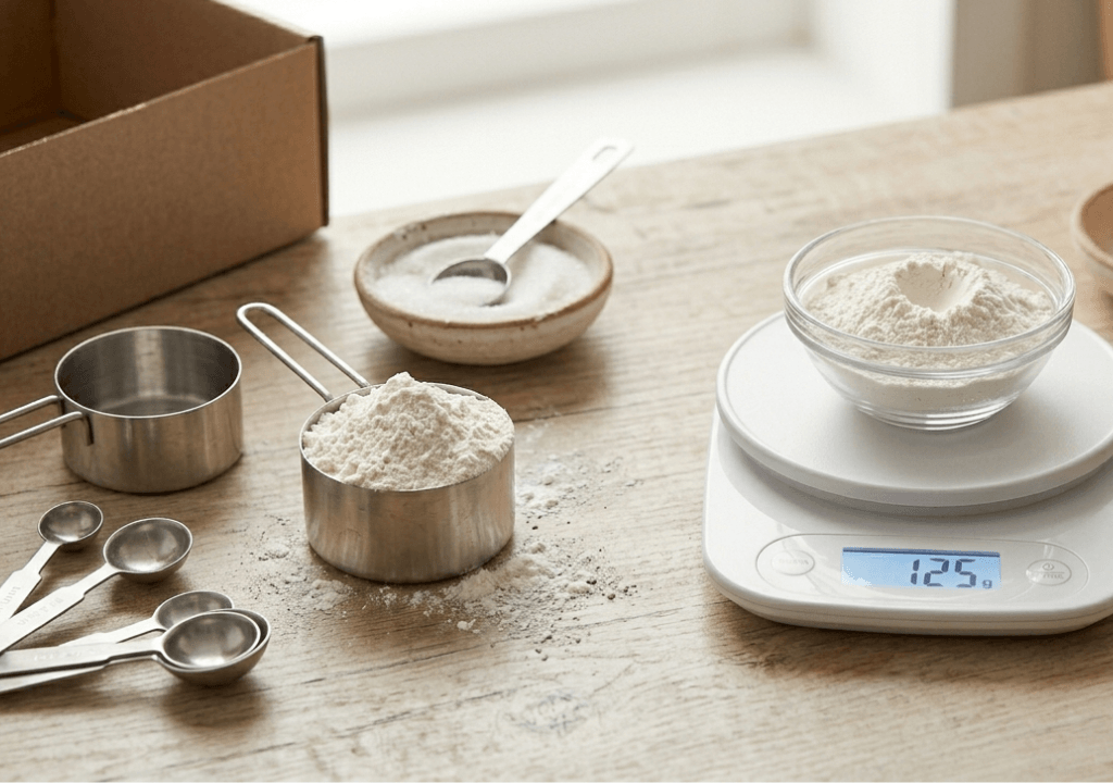 Como usar balança digital de cozinha para pesar ingredientes corretamente 2 comparação entre medir ingredientes com xícaras e pesar com balança digital de cozinha